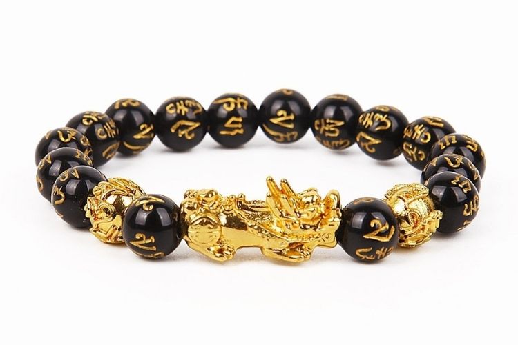 bienfaits bracelet feng shui à l'obsidienne noire